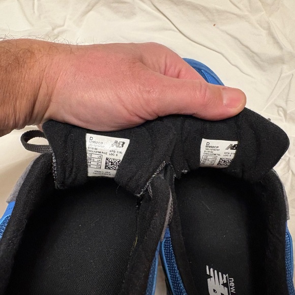 New Balance 992 Made in the USA Blue Grey M992CP Walking Comfort Shoe size 10 - Picture 11 of 16